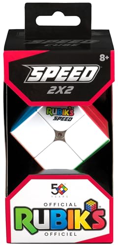 Rubik's - Speed Cube 2x2, original Ultra-leichtgängiger Zauberwürfel mit Magneten, hochwertige Verarbeitung für Einsteiger & Speedcubing-Profis, ab 8 Jahren
