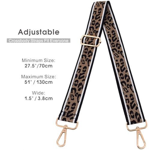 Image of Replacement Purse Strap Shoulder Strap Adjustable Crossbody Strap for Women Crossbody Wide Shoulder Bag