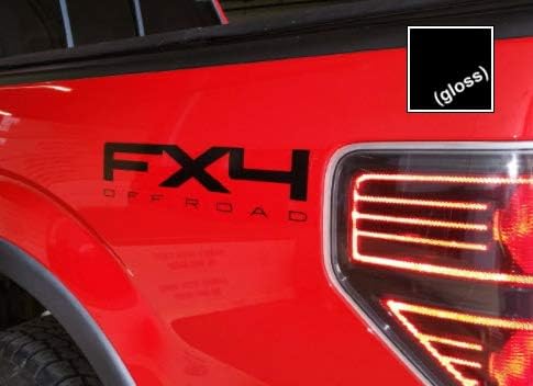 Decal Mods FX4 Offroad Calcomanías para Ford F150 Negro (2009,2010,2011) - CB Juego de 2