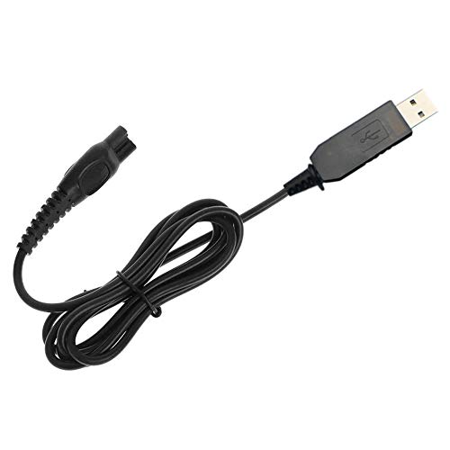 Xpccj Rlectric USB-Adapter für Rasierer, USB-Ladekabel, Netzkabel, funktioniert mit Power Bank, Auto-Ladegerät Cover
