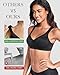 Lemorosy Women's Plus Size Full Coverage Non Padded Wireless Minimizer Bra -Comfort and Double Support (36C, Black)