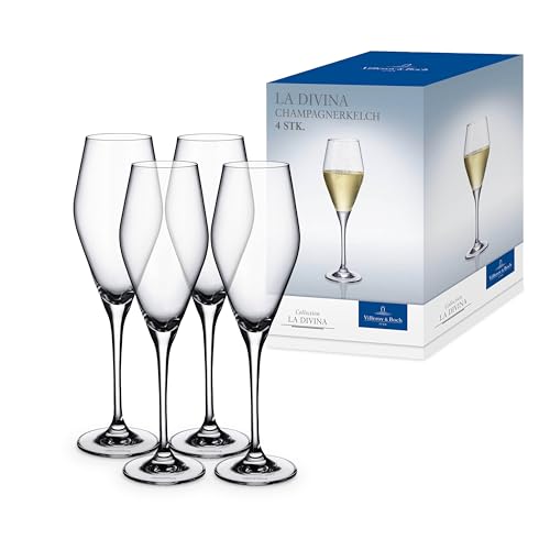 Villeroy & Boch La Divina Champagne Flute, Set 4pcs