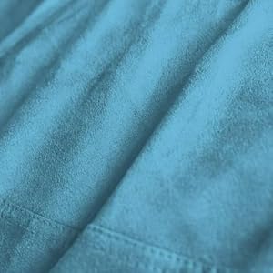 4 Ft Blue Color Giant Bean Bag Chair with Filler Included Comfortable Ultra Soft Long Lasting Durable Double Stitching Removable Zipper Closure Cover