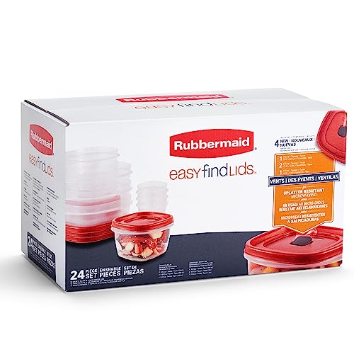 Rubbermaid Assorted Food Storage Container Set - Case of: 1; Each Pack Qty: 24; Total Items Qty: 24 - image 5