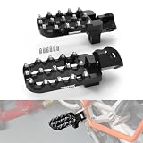 NICECNC Black Adjustable Larger Footpegs 20mm Lower Footrest Compatible with 790 890 Adventure/R...