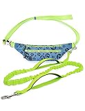 Thankspaw Hands Free Dog Leash with Zipper Pouch for Running Training Walking, Durable Bungee Dog Wa