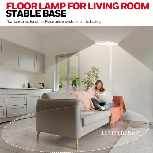 Image of Honeywell 02E Sunturalux LED Floor Lamp 6000LM for Living Room