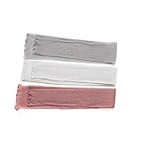 3 Paare Damen Kühlung Arm Ärmel, Atmungsaktiv Armschutz, Armstulpen aus Spitze, mit UV-Sonnenschutz für Radfahren Laufen Golf Reise Outdoor Sport Schutz (3 Farben), Grau, 50