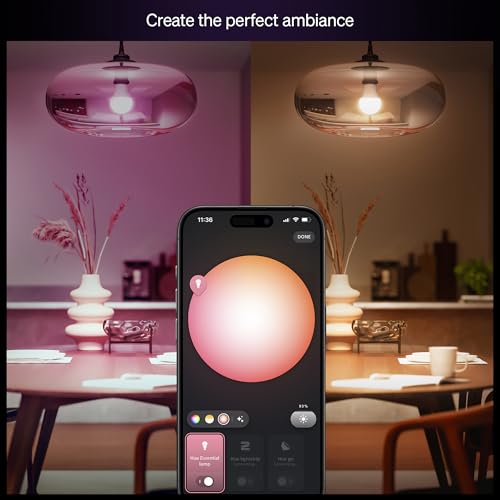 Philips Hue Essential Smart A60 LED Bulb, E27, B22 Bulb, 1 Pack - Image 5