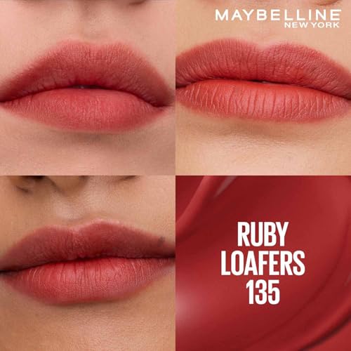 Image of Maybelline New York Superstay Teddy Tint, Lip And Cheek Color, 135 Ruby | Blurred matte that lasts up to 12H | Transferproof Lip Tint