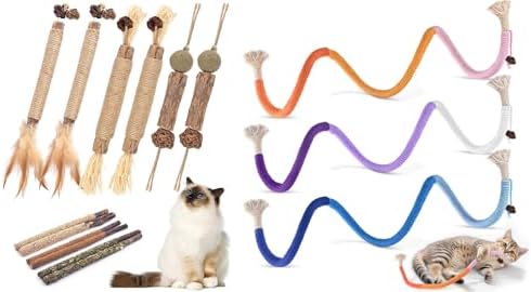 TINDTOP Silvervine Chew Sticks & Chew Ropes for Cats image 4