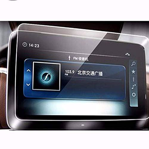 2PCS LFOTPP Rear Seat TV Glass Screen Protector for 2018 2019 S-Class W222 10.2-Inch, Back Seat Entertainment/Headrest TV Screen Protector