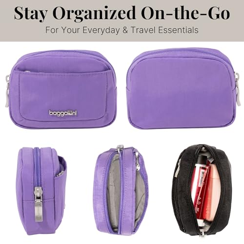 Image of Baggallini Women's Pocket Cosmetic - Lightweight Bag - Travel Essentials Makeup Organizer Mini