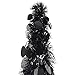 Extaum Árbol de Navidad Artificial Plegable Pet Negro 180 cm