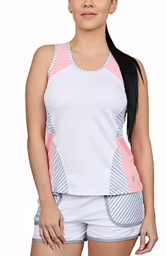 Sofibella Women's Full Back Tank Top (Bubble, X-Small) #TOP26