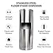 Monkey Movement Stainless Steel Floor Stand Wipe Dispenser with Built-in Trash Can: Fits Sanitizing and Disinfecting Wipe Refill Rolls - Perfect for Gyms, Schools, Offices, Commercial Facilities