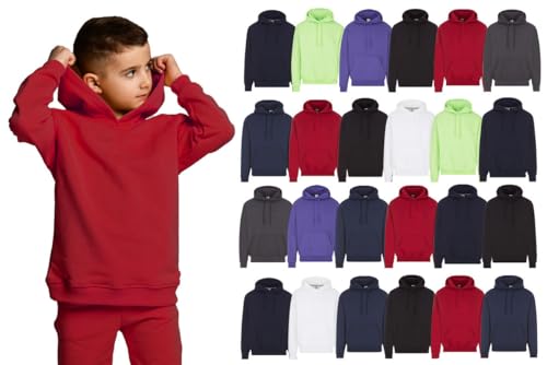 BILLIONHATS Wholesale Kids Hoodie Sweatshirts Bulk Hoodies for Children, Warm Hooded Shirt Boys Girls Unisex, Donations Camp