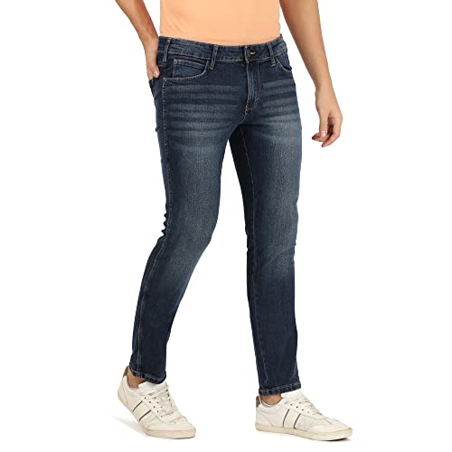 Image of Wrangler Men's Skanders Slim Fit Low-Rise Jeans