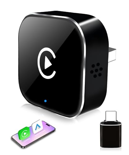 XGU 2 in 1 Mini Wireless Car Play Adapter with Apple CarPlay Adapter | Android A...