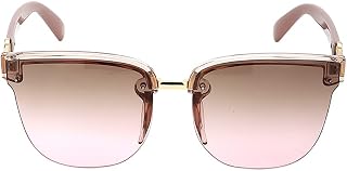 Women Half Rim Square Sunglasses A3074