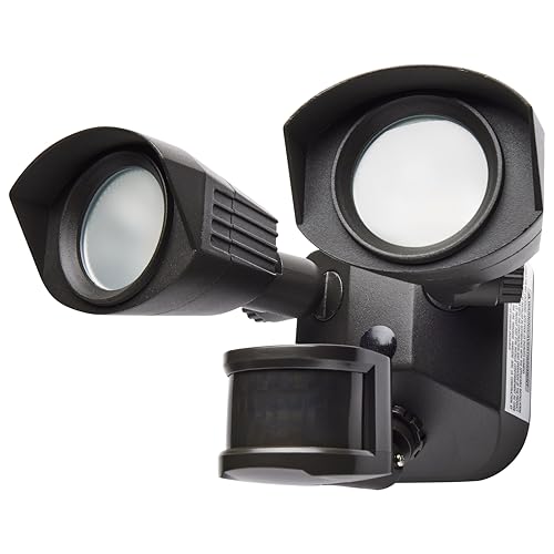 Image of Nuvo 65 /213 LED Dual-Head Security Light, 3000K, Motion Sensor, Bronze