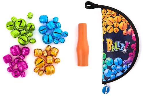 Bellz - Jeu Aimanté Familial - Grelots Clochettes De Couleurs À Collecter avec Le Stick Aimanté - avec Pochette De Transport - Jeu De Société Famille - Version Française - Jouet Enfant 6 Ans et +