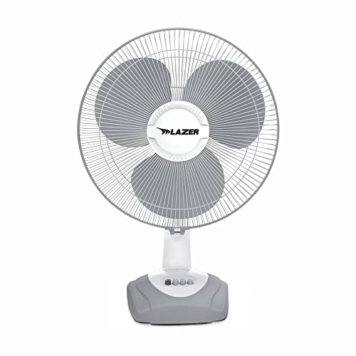 Image of Lazer X-Cel Air 400mm Table Fan (White Grey)