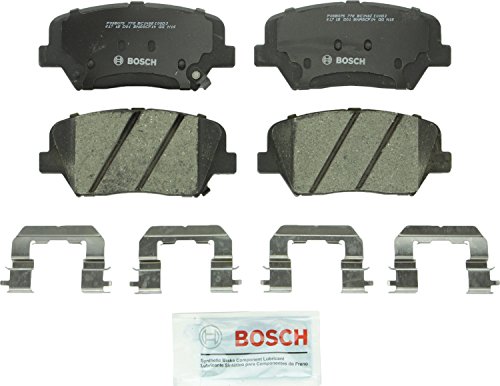 BOSCH BC1432 QuietCast Premium Ceramic Disc Brake Pad Set - Compatible with Select Hyundai Azera, Santa Fe; Kia Sorento; FRONT