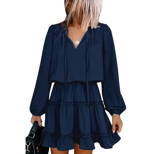 Robe pull ample et jupe courte d'été au tempérament européen noir XL - 4