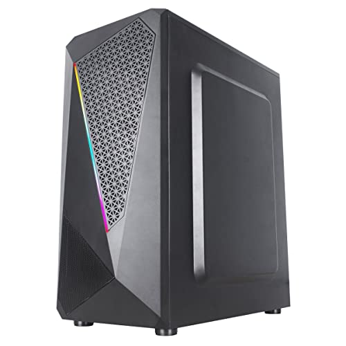 Gabinete Gamer T-Dagger TGC-G25B Preto RGB com Janela Lateral em Acrilico Sem Fans