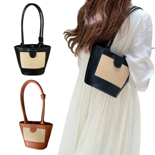Women Shoulder Bag Purse Bucket Bag Small Handbag Underarm Bag Handbag Purse Beach Bag for Girl Dating Work3