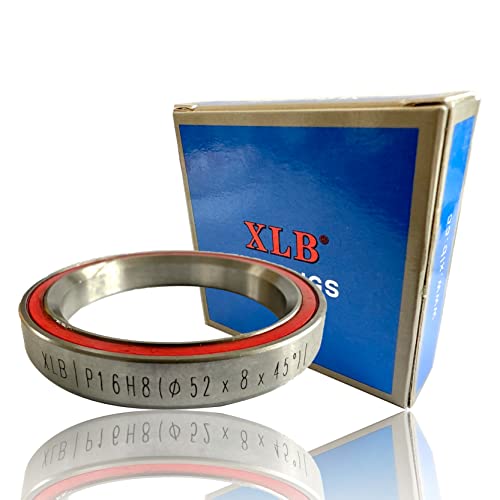 Xlb P16H8 Bicycle Bearings, Steel Ring Bike Headset Bearings, 52Mm Sealed Bearings Single Repair Accessory For Mountain Road Bike #TOP5