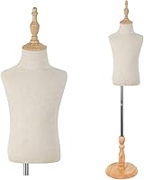 Vista 1 de Forma de vestido de maniquí infantil, forma de vestido ajustable para niña y niño para ropa, bufanda, ventana, exhibición de tiendas, 2-3 años
