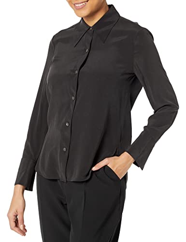 Equipment Women's Leona In True Black, X-Small #TOP29