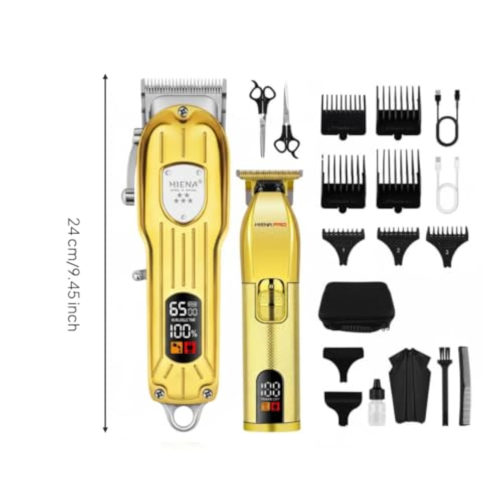 Rechargeable Cordless Hair Clipper Kit for Barbers
