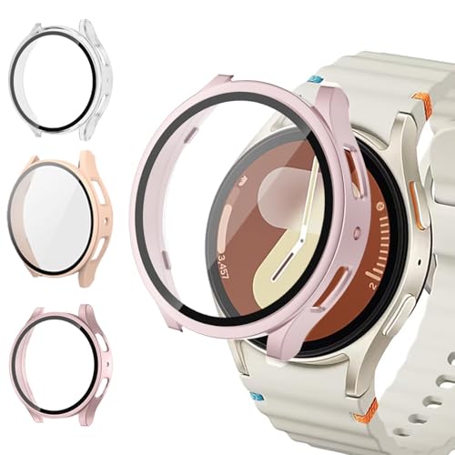 Pack de 3 fundas de policarbonato para Samsung Galaxy Watch 6 de 40mm