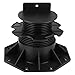 Fardtry 6 Pcs Joist Support Pedestals, Adjustable Plastic Pedestal Pavers Raising from 2-3/8