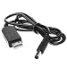 Produktbild Hergon USB Netzteil Kabel, USB 5V zu 8.4V Netzteil Kabel für Fahrrad LED Kopf Licht 18650 Akku