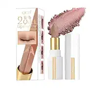 ADMD Two Color Eyeshadow Stick Champagne Gold + Silver Gray Shimmer & Smoky Eye Shadow Pen for Puffiness Reduction, Brightening, Long-Lasting Wear Daily & Evening Makeup(03#)