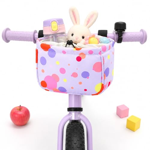 Panier de vélo pour filles et garçons ANZOME - Accessoire avant pour draisienne et tricycle