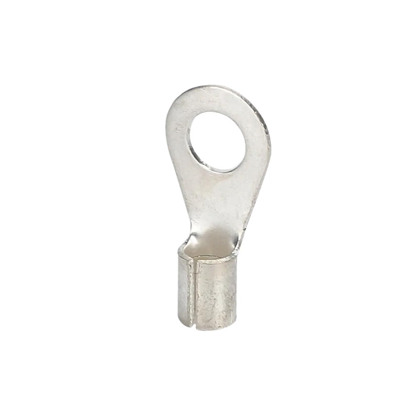 Copper Wire Lugs Circular Terminal Block OT1/1.5/2.5/4/6-4/5/6/8mm Cable Lug Spade Bare Copper Wire Connector Wires Non Insulated Crimp Terminal(OT4-6)