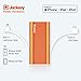 iPhone Battery Charger with Built-in Lightning Cable - Jackery Bolt 6000 mAh Portable Charger Power Outdoors, [Apple MFi Certified] Compact Power Bank, Twice as Fast as Original iPhone Charger