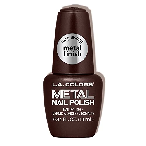 L.A. COLORS Metal Nail Polish, Molten CNL157