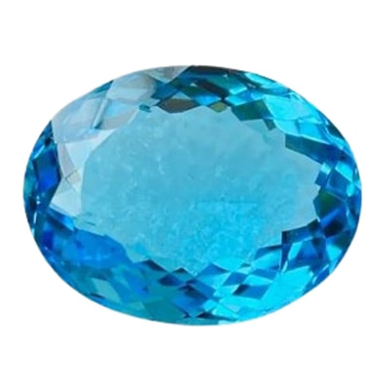 Saphir bleu naturel de coupe fine ovale 15x12x6mm d'exception pour création de haute joaillerie