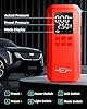 Nature Hero Tire Inflator Portable Air Compressor,150 PSI car tire air Pump Portable with Digital LCD Pressure Gauge,Electric Air Pump for Motorcycle Tires,Bicycle Tires and Balls,Red #5