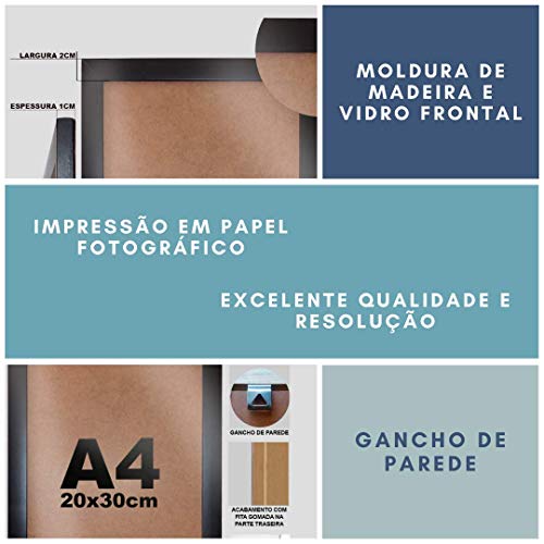 Quadro Poster Harry Potter 9 3 4 33x23cm