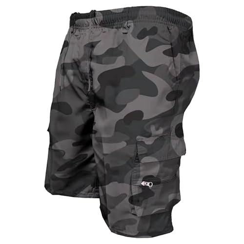 Shorts básicos de algodón con bolsillos para hombre miniatura 1