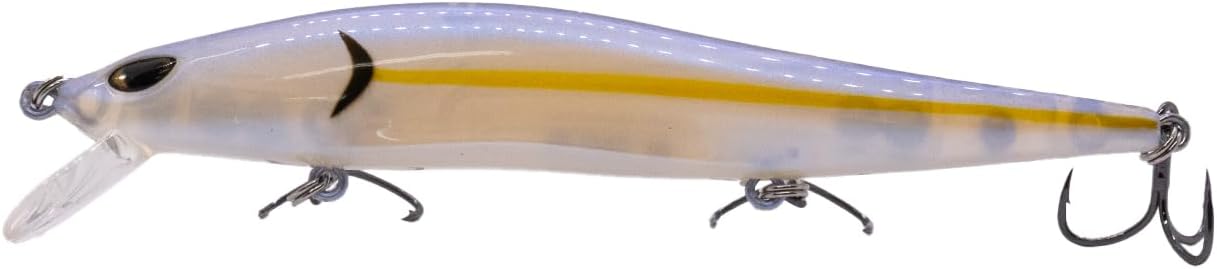 Duckett Fishing BDJ115 Suspending Jerkbait, High-Performance Fishing Lure for Targeting Lethargic Bass at Any Depth