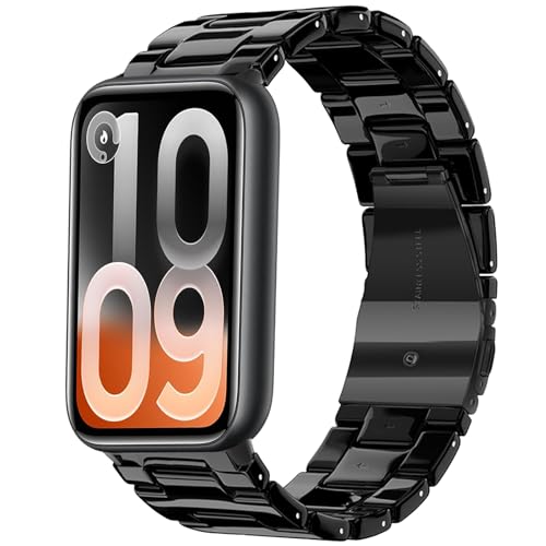 [PONATTENO] �o���h For Xiaomi Smart Band 10 Pro �p�o���h �ւ��x���g �N�C�b�N�t�B�b�g QuickFit �y�ʎ������x���g �������Ă������ �T�C�Y�����\ �ȒP���t���H��t�� (�u���b�N)