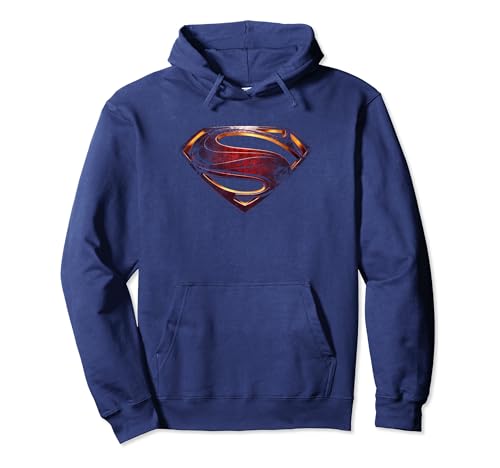 Justice League Movie Superman Shield Logo Pullover Hoodie